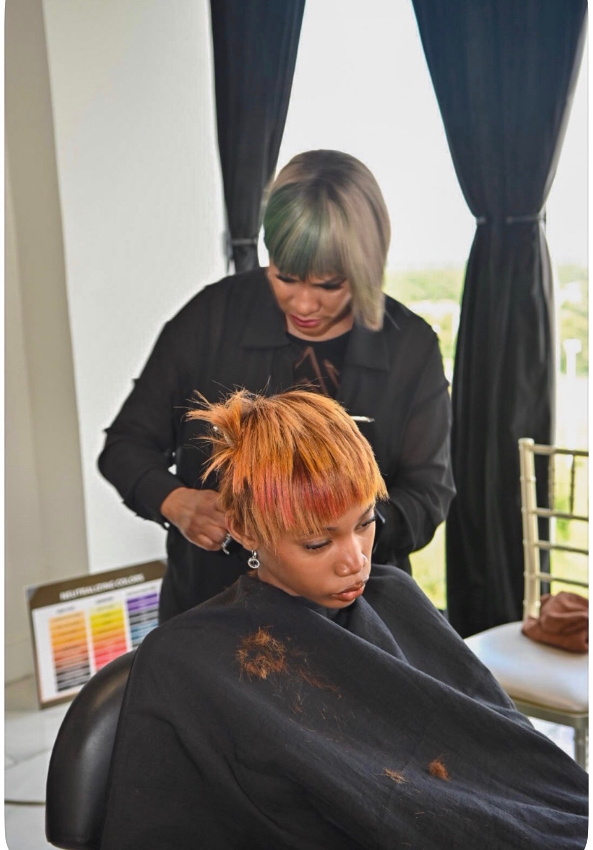 Hands-on beauty education class
